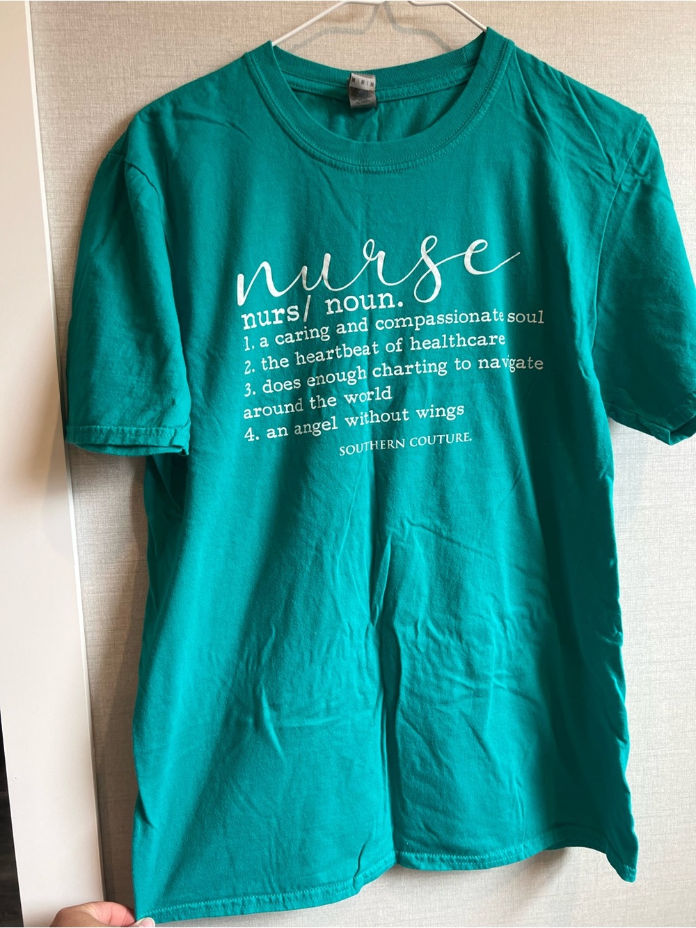 Southern Couture Nurse Definition Tee - Teal
